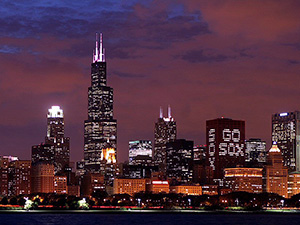 Night Skyline (Chicago, Illinois)